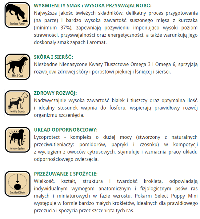 Picart Select Puppy Mini informacje
